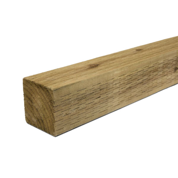 Metsa Fence Post Incised Green Wood Fencing Support 2.4m (75 x 75 x