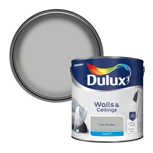 Offer Homebase Dulux Chic Shadow Matt Emulsion Paint