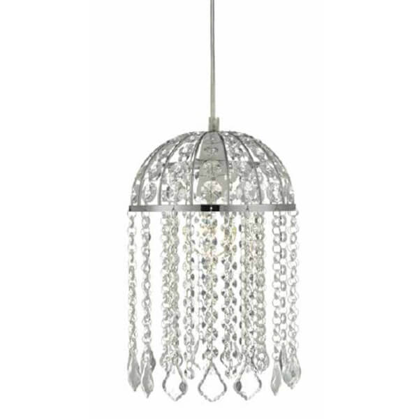 Victoria Domed Crystal Easy Fit Lamp Shade Homebase