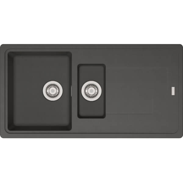 Franke Gemini Black Reversible Kitchen Sink 1.5 Bowl Homebase