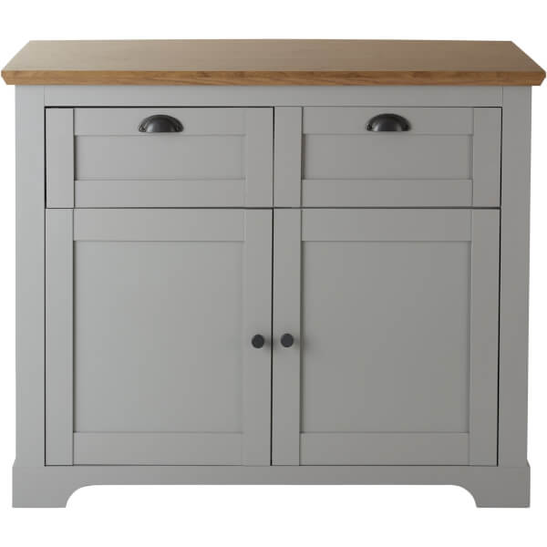 Diva Compact Sideboard Grey Homebase