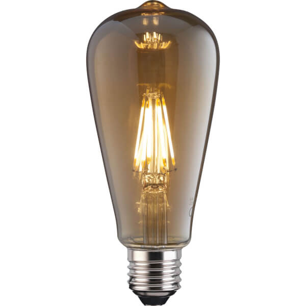 LED Filament ST64 4W E27 Vintage Light Bulb Homebase