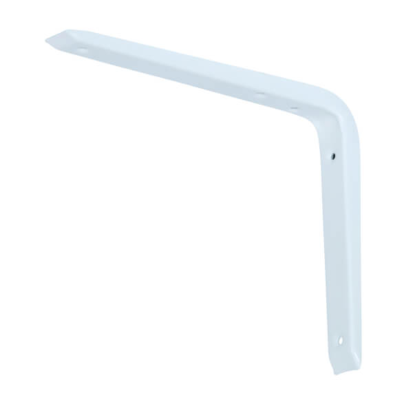 Reinforced Bracket White 250x200mm Homebase