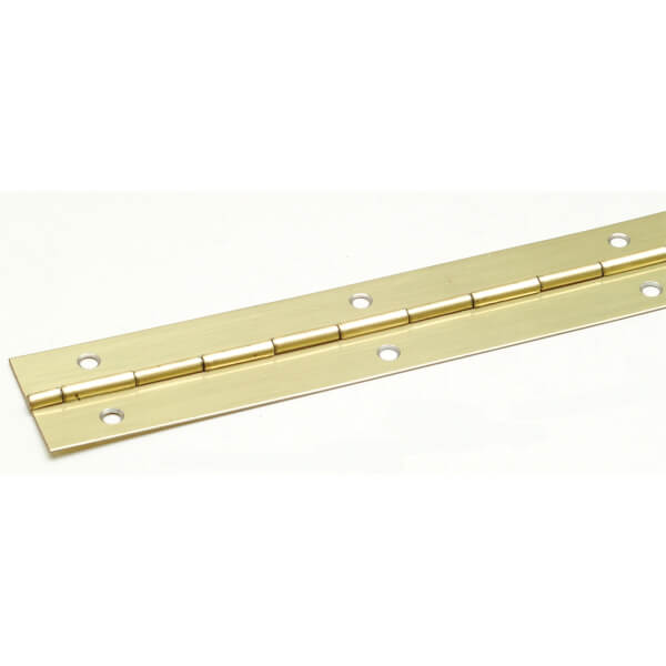 Hafele Piano Hinge Electro Brass 900 x 25mm Homebase
