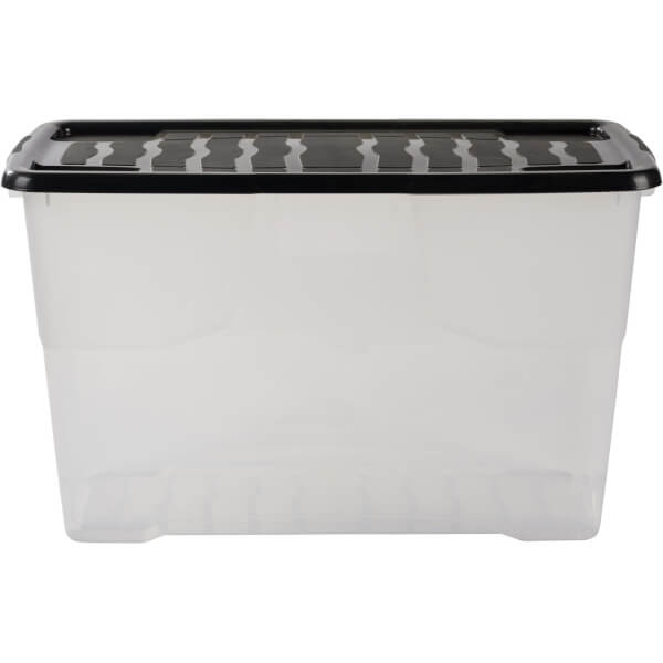 100L Curve Storage Box and Lid Homebase