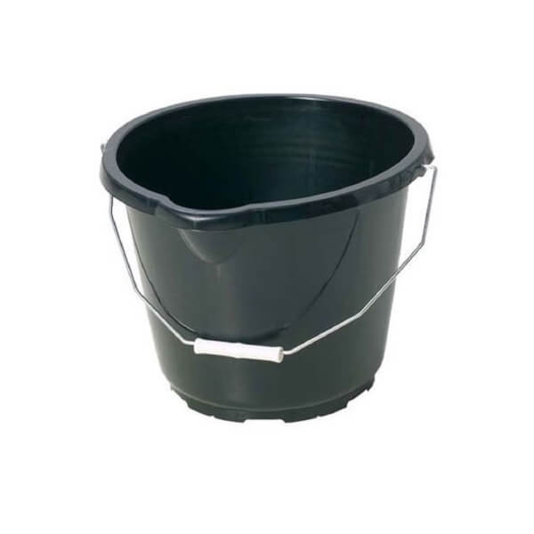 General Purpose Black Plastic Bucket 14L Homebase
