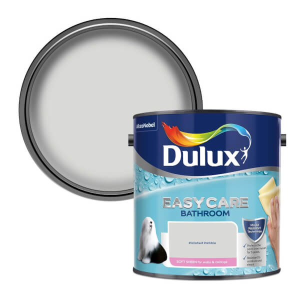 Offer Homebase Dulux Easycare Bathroom Polished Pebble