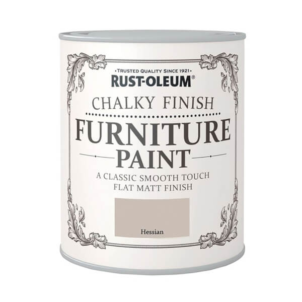 RustOleum Chalky Finish Furniture Paint Hessian 125ml Homebase