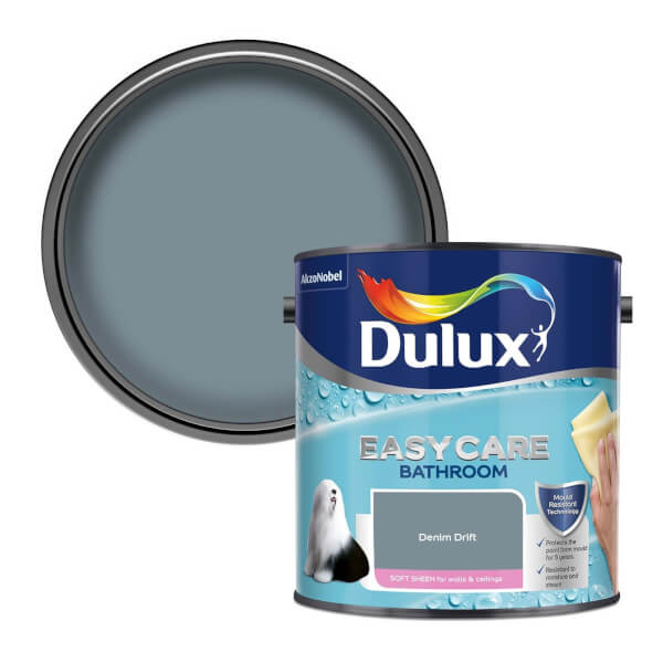Offer Homebase Dulux Easycare Bathroom Denim Drift Soft