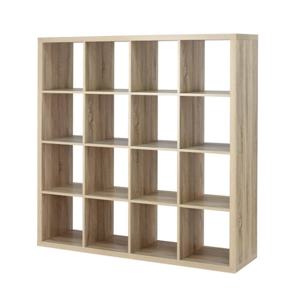 Clever Cube 4x4 Storage Unit Oak Homebase
