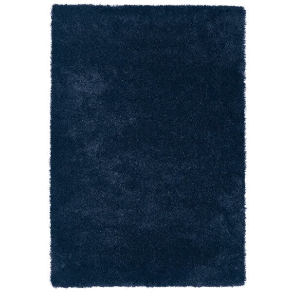 Isabella Shaggy Rug 120x170cm Blue Homebase