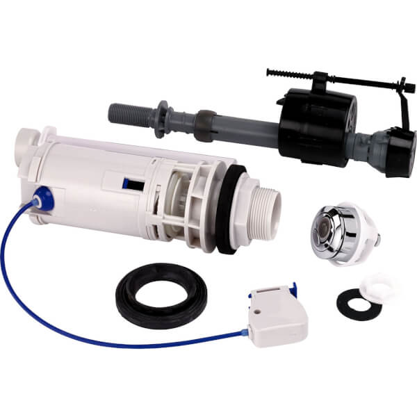 Fluidmaster Button Cable Dual Flush Valve & Bottom Entry Fill Valve Homebase