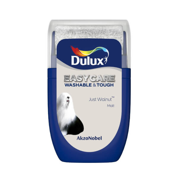 Dulux Easycare Washable & Tough Just Walnut Tester Paint 30ml Homebase