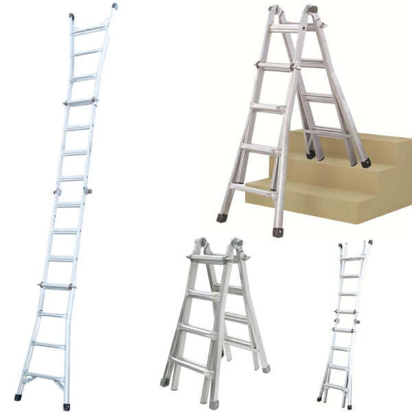Werner MultiPurpose Telescopic Combination Ladder 4x4 Homebase