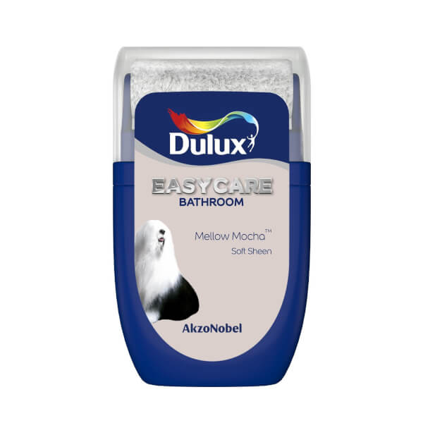 Dulux Easycare Bathroom Mellow Mocha Tester Paint - 30ml | Homebase