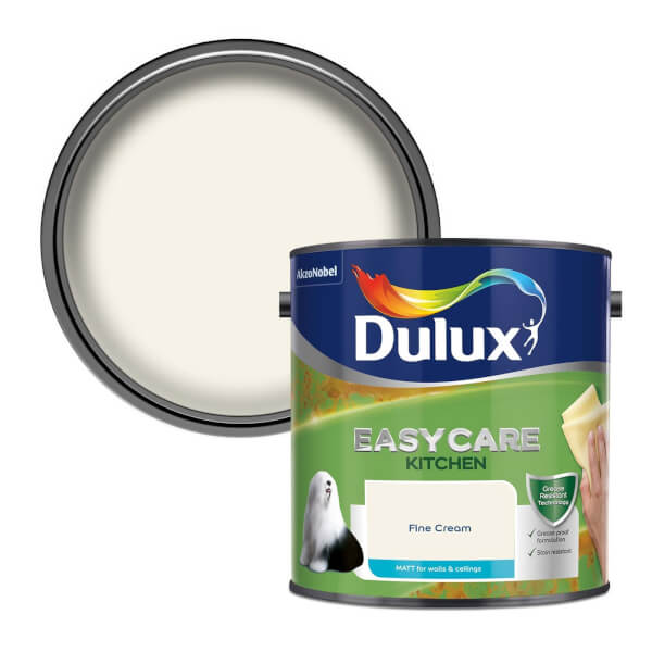 Offer Homebase Dulux Easycare Kitchen Fine Cream Matt Paint