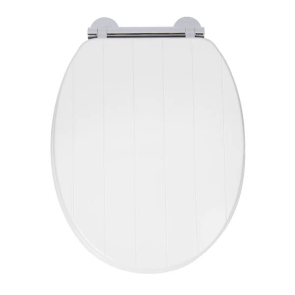Offer Homebase Croydex Portland Moulded Wood Toilet Seat