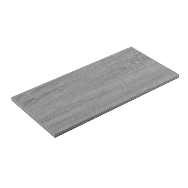 Shelf Grey Oak 600x16x300mm Homebase
