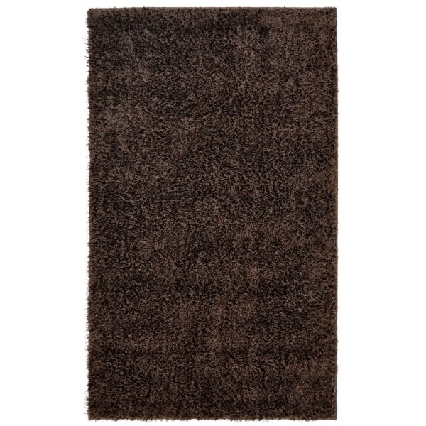 Deco Shaggy Chocolate Rug 160x230cm Homebase