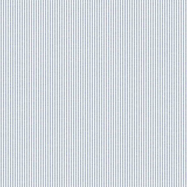 Grandeco Stripe Denim Blue Paste the Wall Wallpaper Homebase