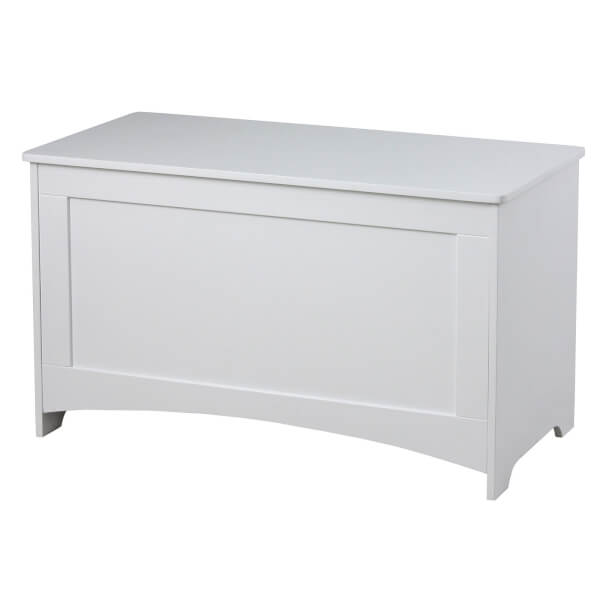 Kids Toy Box White 780 x 390 x 450mm Homebase