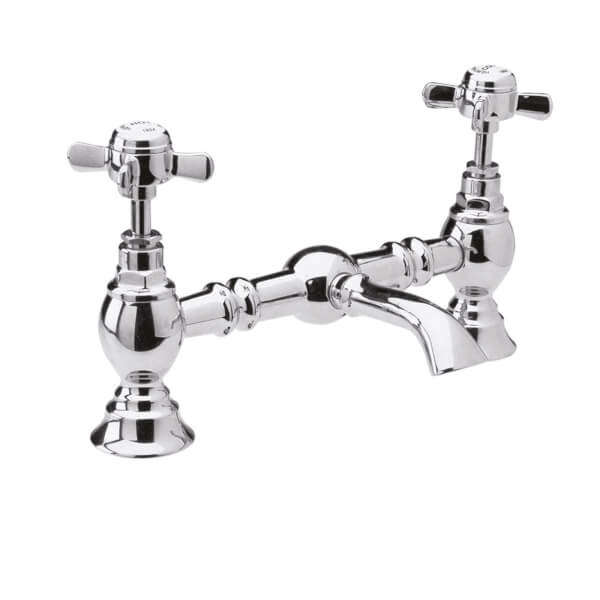 Balterley Kingsey Bridge 2 Tap Hole Basin Tap Homebase
