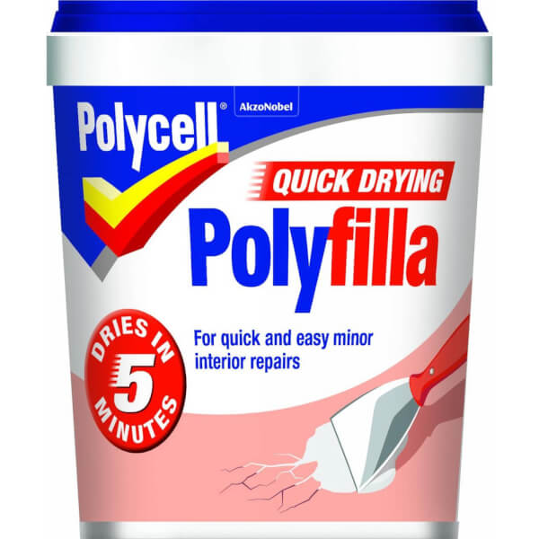 Quick Drying Polyfilla Tub 1kg Homebase