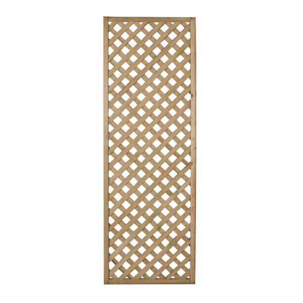 Offer Homebase Mixed Softwood 60cm Rosemore Lattice Trellis
