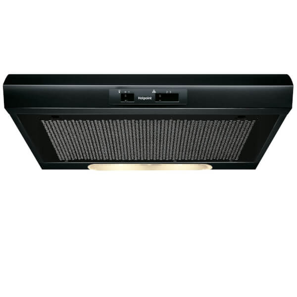 Hotpoint PSLCSE65FASK Visor Cooker Hood 60cm Black Homebase