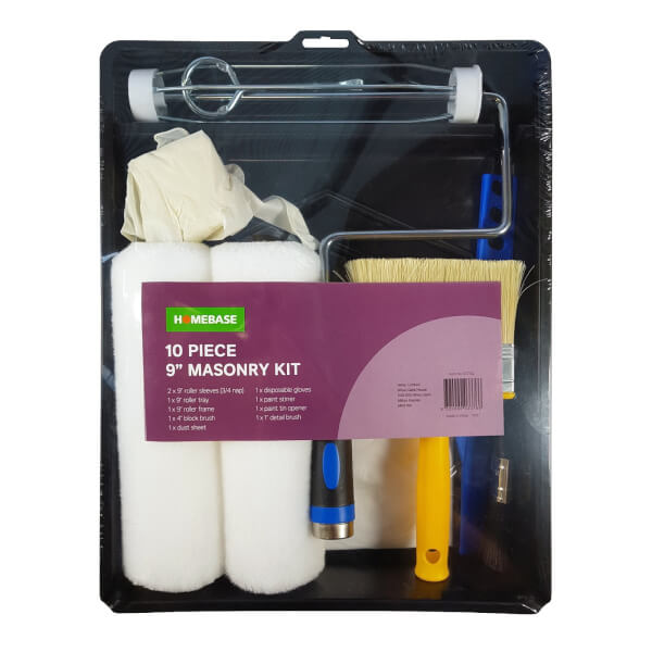 Homebase Masonry Painting Kit 9in Homebase