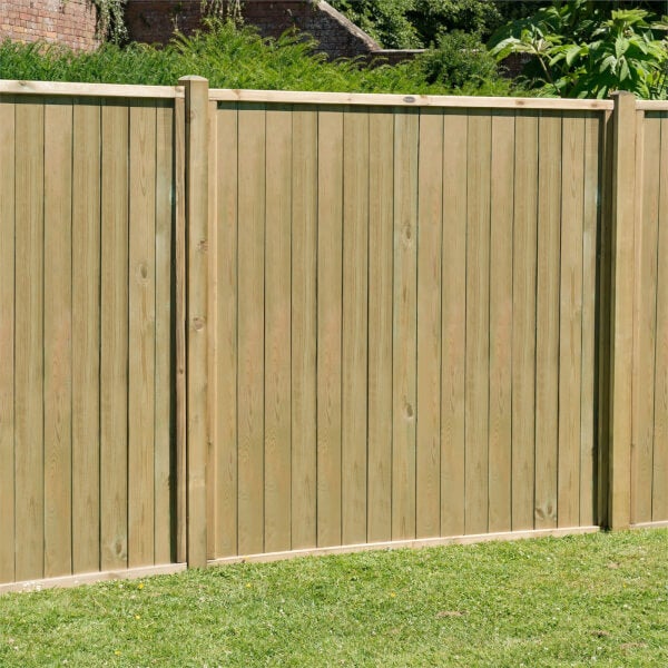 Forest Vertical Tongue & Groove Fence Panel 5ft Pack of 5 Homebase