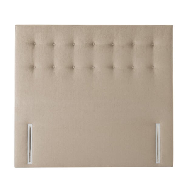 Silentnight Goya Full Height Headboard Sandstone Double Homebase