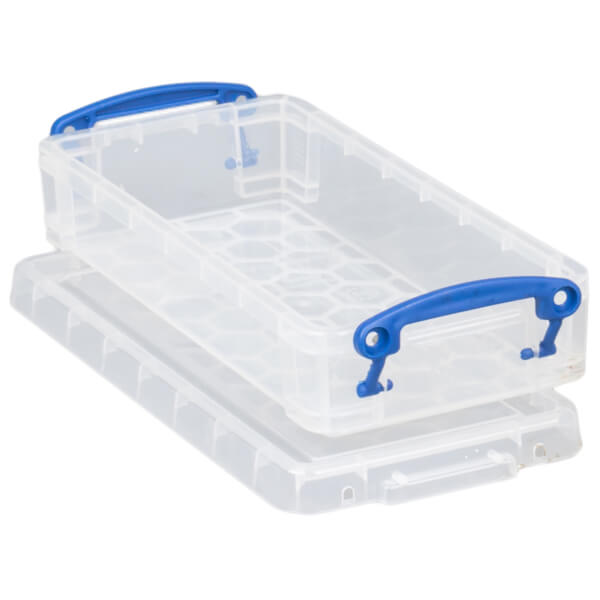 Really Useful Storage Box Clear 0.55L Homebase