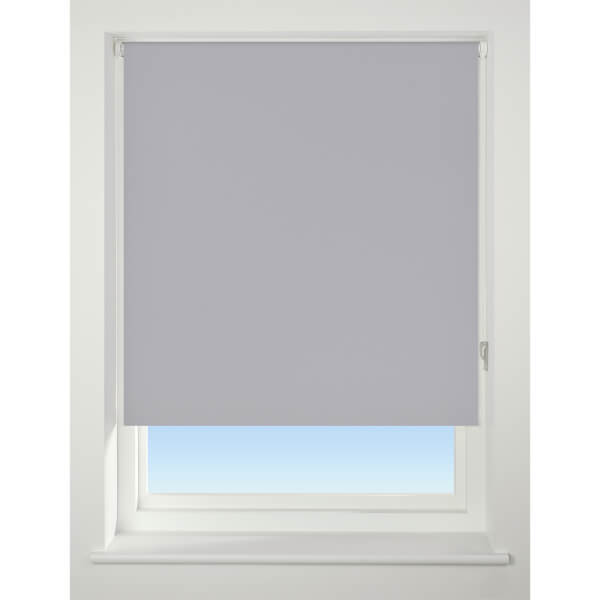 Light Grey Blackout Roller Blind 90cm Homebase