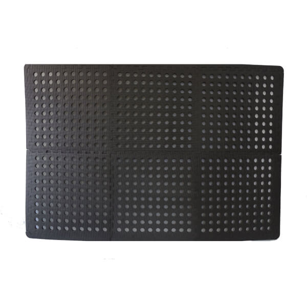 Interlocking Nonslip Floor Mats 6pk Homebase