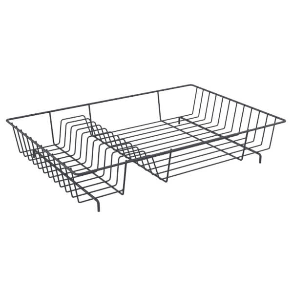 Dish Rack Charcoal Grey Homebase
