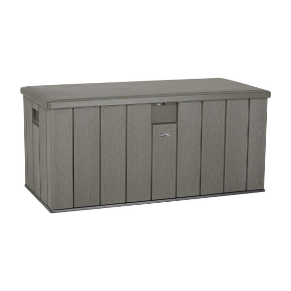 Offer Homebase Lifetime Outdoor Plastic Storage Box 568