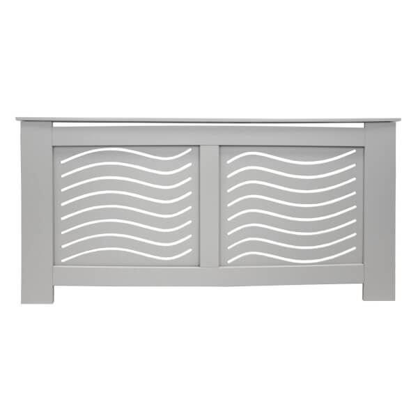 Wave Grey Radiator Cover Extra Large Homebase