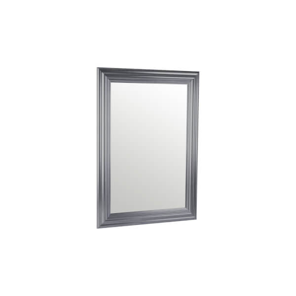 Betty Framed Mirror Antique Silver 66x91cm Homebase