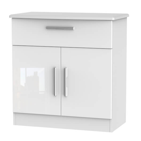 Kensington 1 Drawer Sideboard White Homebase