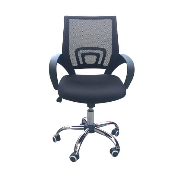 Tate Mesh Back Office Chair Black Homebase