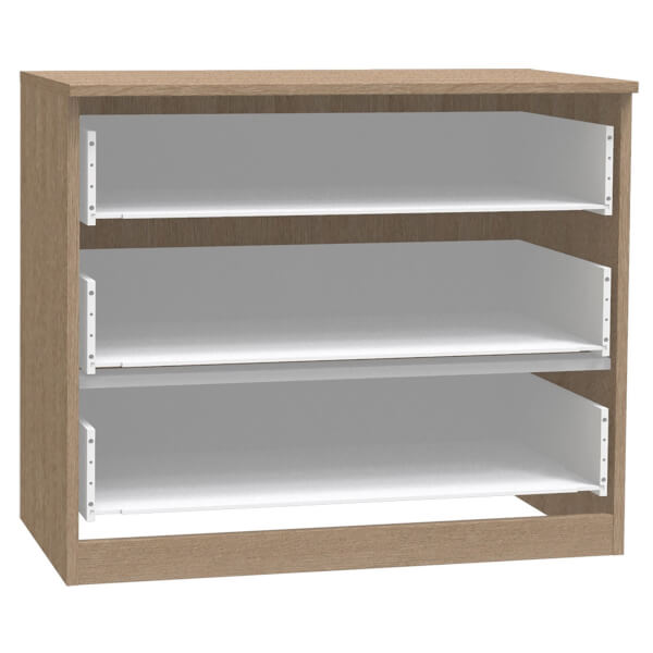 Fitted Bedroom 3 Drawer Wide Chest Light Oak Homebase