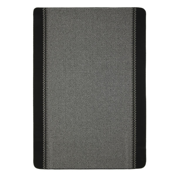Richmond washable mat Black 50 x 80cm Homebase