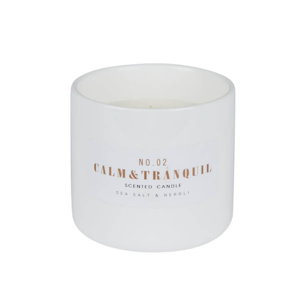 Sea Salt & Neroli Ceramic Candle Homebase