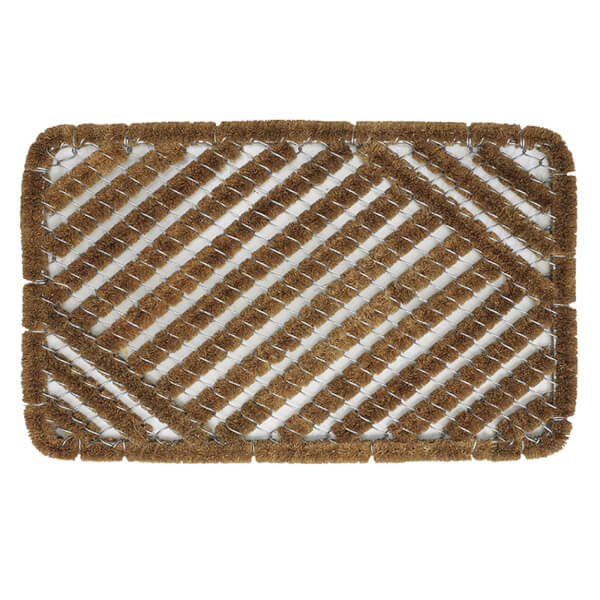 Coir & wire doormat Homebase
