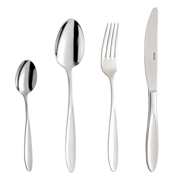 Denby Eclipse Cutlery Set 44 Pieces Homebase