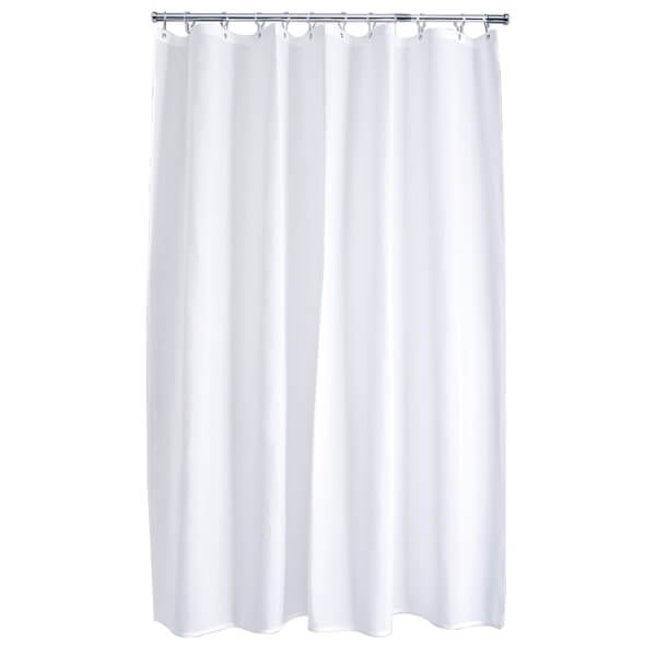 Aqualona White Shower Curtain Homebase