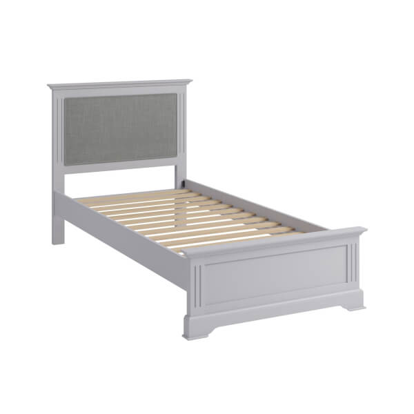 Camborne Single Bed Frame Grey Homebase