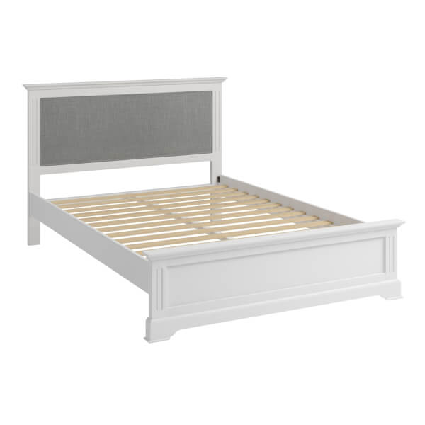 Camborne Double Bed Frame White Homebase