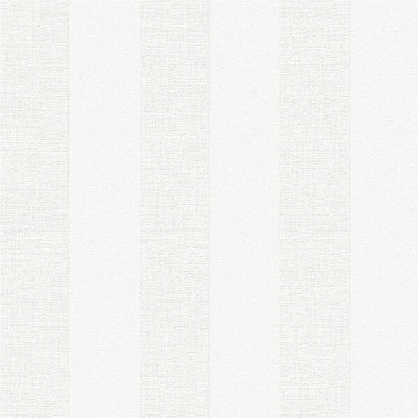 Superfresco Paintable Stripe White Wallpaper Homebase
